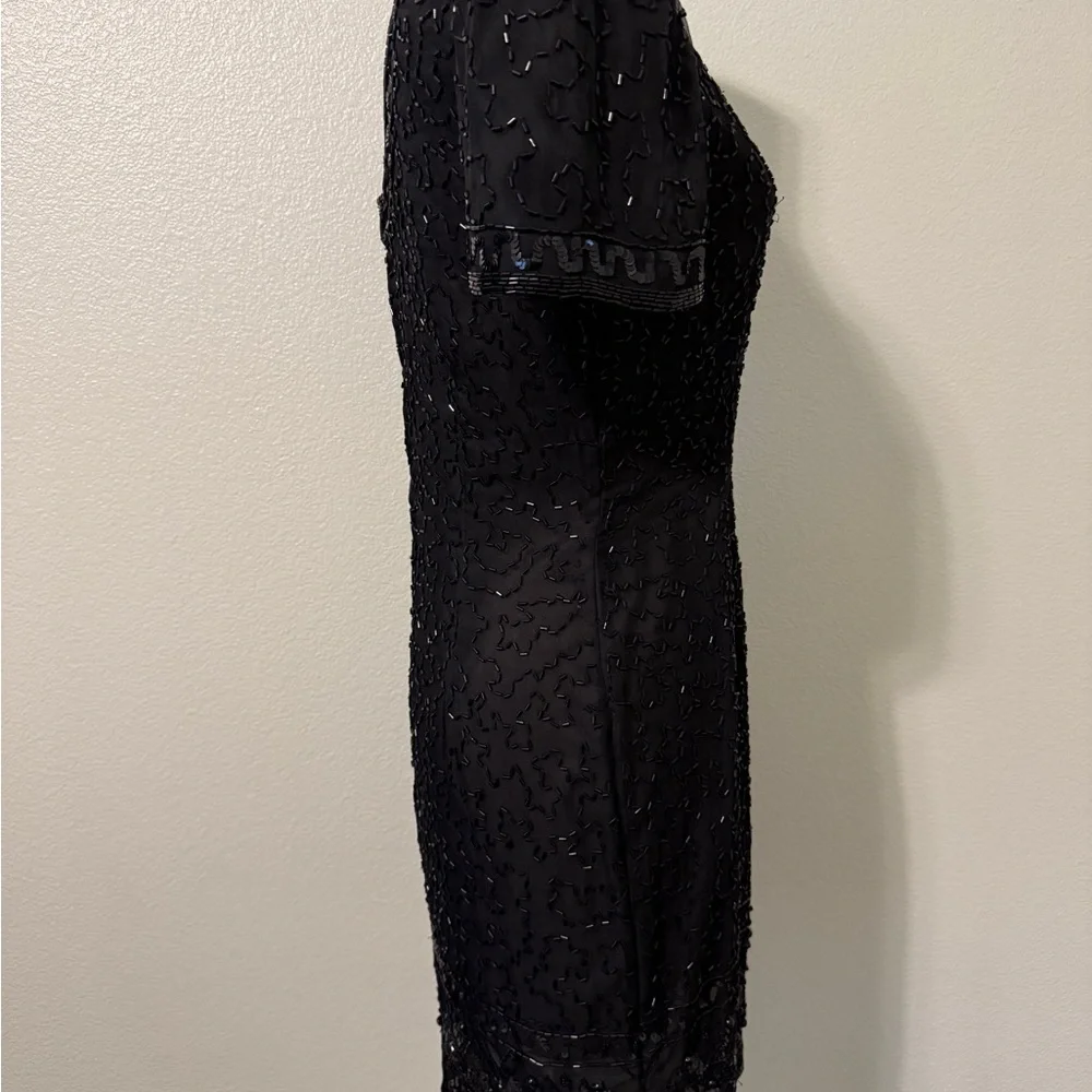 Stenay Elegant‎ Black Beaded Mini Dress